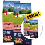 Ontario Adult Large Beef & Rice 2 x 12 kg – Hledejceny.cz