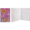 Poznámkový blok wiky Notes srdce glitter s tekutinou 15 x 21 cm 80 listů