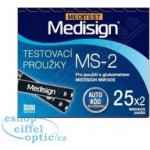 Meditest Medisign proužky testovací MS-2 50 ks – Hledejceny.cz