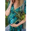 Těhotenské a kojící šaty Těhotenské kojící šaty Two Ways Long tropic