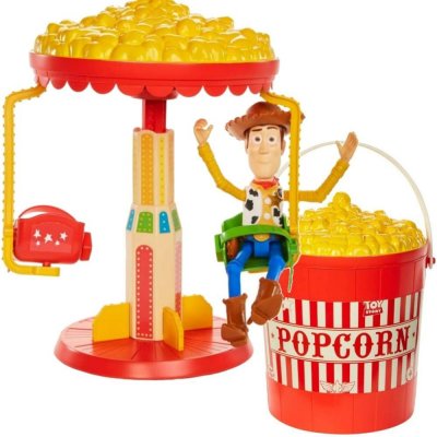 Toy Story 4 Set kolotoče Popcorn s figurkou Woodyho