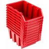 Úložný box Prosperplast Sada 10 x stohovacích boxů NP12 červené