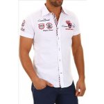 Carisma pánská košile krátký rukáv slim fit 9002 červená – Sleviste.cz