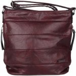 Romina & Co Středně velká crossbody kabelka D600 tmavěčervená – Zboží Mobilmania
