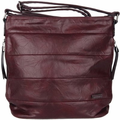 Romina & Co Středně velká crossbody kabelka D600 tmavěčervená – Zboží Mobilmania