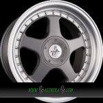 Keskin KT1 10x18 5x112 ET35 titan grey lip polished | Zboží Auto