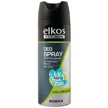 Elkos Men X-Dry Mineral antiranspirant deospray 200 ml