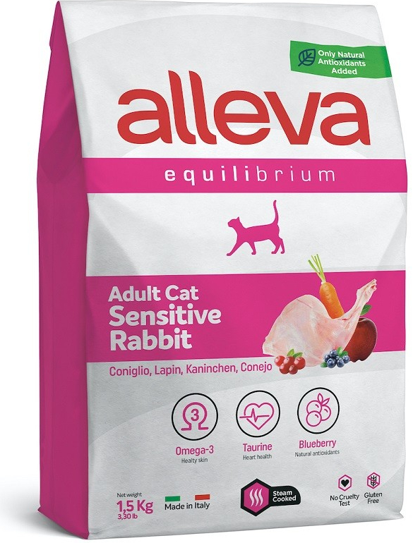 Alleva Equilibrium Cat Adult Sensitive Rabbit 1,5 kg