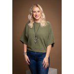 Oversize svetr BRIDGET Azurově modrá – Zboží Mobilmania