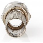 NEDIS Konektor F | Samec | Pro 7,5mm Koaxiální Kabely | 25 ks | Kov – Hledejceny.cz