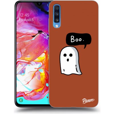 Pouzdro Picasee silikonové Samsung Galaxy A70 A705F - Boo černé – Zbozi.Blesk.cz