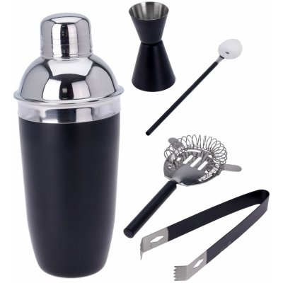 EXCELLENT Barmanská sada 5 ks nerez černá KO-A12405590 – Zboží Dáma