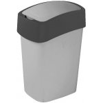 Curver Flipbin 02170-686 9 l šedý / černý – Sleviste.cz