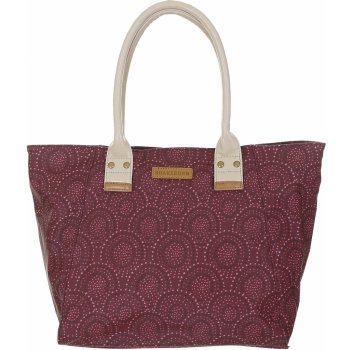 Brakeburn Circles Handbag burgundy