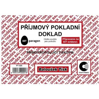 Baloušek Tisk PT020 Příjmový pokladní doklad JÚ