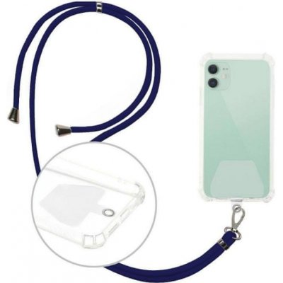 Pouzdro CPA Univerzální popruh na krk pro telefony se zadním krytem modré – Zboží Mobilmania