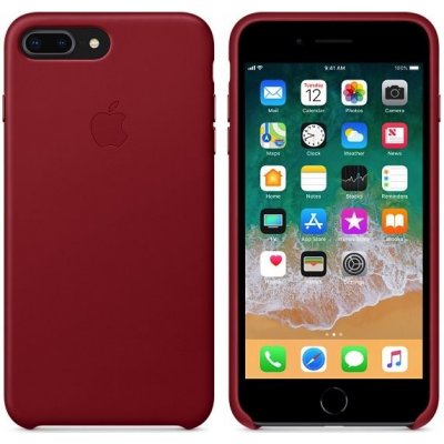 Apple Kožené iPhone 7 Plus/8 Plus Red MQHN2ZE/A – Zboží Mobilmania