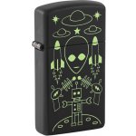 Zippo Benzínový Slim® Alien Invasion Design – Zboží Mobilmania