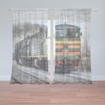 Sablio Záclony Lokomotiva: 2ks 150x250cm – Hledejceny.cz