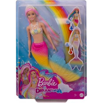 Barbie Dreamtopia mořská panna duhová mění barvu