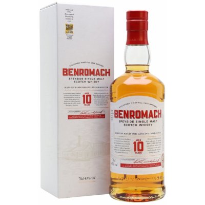 Benromach Single Malt Scotch Whisky 10y 43% 0,7 l (holá láhev) – Hledejceny.cz