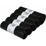Helpmation odpadkové LDPE sáčky 60 o zatahovací černé sada 5 rolí 25µm – Zboží Dáma