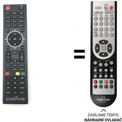 Dálkový ovladač Predátor Zgemma H7S, ZGEMMA Star H.2S – Zboží Živě
