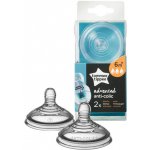 Tommee Tippee savička C2N AntiColic rychlý průtok transparent 2 ks – Zboží Dáma