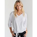 Polsko halenka S 3/4 rukávem Bílá – Zboží Dáma