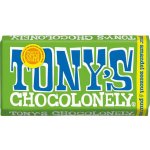 Tony's Chocolonely Hořká Čokoláda s Mandlemi a Mořskou solí 180 g – Hledejceny.cz