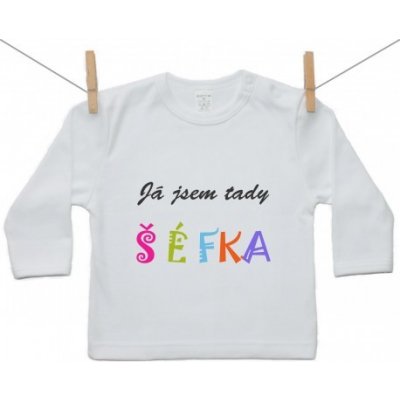 Boodyy Tričko s dlouhým rukávem Já jsem tady šéfka – Zboží Dáma
