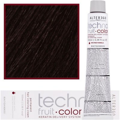 Alter Ego Technofruit Color barva s keratinem pro permanentní barvení vlasů 6/7 100 ml