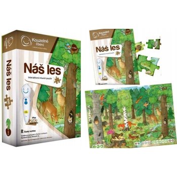 Albi Kouzelné čtení Puzzle Náš les