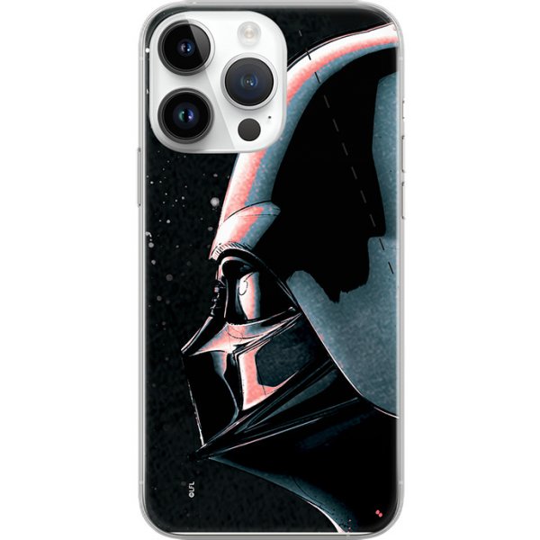 Pouzdro a kryt na mobilní telefon Pouzdro AppleMix STAR WARS Apple iPhone 14 - Darth Vader - gumové - černé