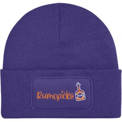 Unisex čepice s obdélníkovou nášivkou Rumopička Bezvatriko.cz 1674 DTF/DTG – Hledejceny.cz