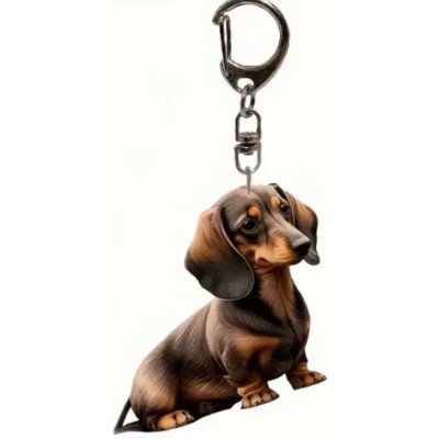 Přívěsek na klíče pes jezevčík (21) – Hledejceny.cz