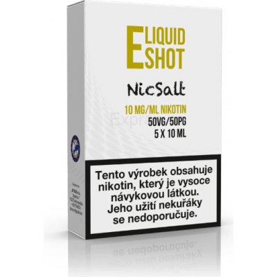 E-Liquid Shot Booster NICSALT 50PG/50VG 5x10 ml 10 mg – Zboží Dáma