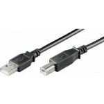 MicroConnect USBAB2B USB2.0 A (M) - USB2.0 B (M), 1,8m, černý