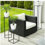 DekorStyle Květinový stojan Charr 70 cm černý – Zboží Dáma