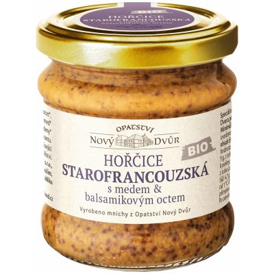 Labora BIO Hořčice starofrancouzská s medem a balsamikem 195 g – Zboží Dáma