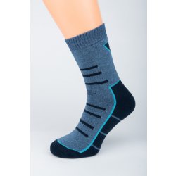 Gapo dámské termo ponožky TREKING 1. 2. světle šedý melír/černá