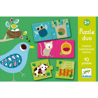 Djeco Duo puzzle Pelíšky – Zboží Mobilmania