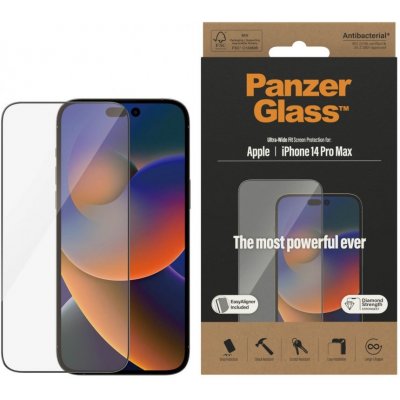 PanzerGlass ochranné sklo pro Apple iPhone 14 Pro Max s instalačním rámečkem 2786