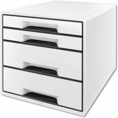 Leitz Wow 4 zásuvky plast bílý – Hledejceny.cz
