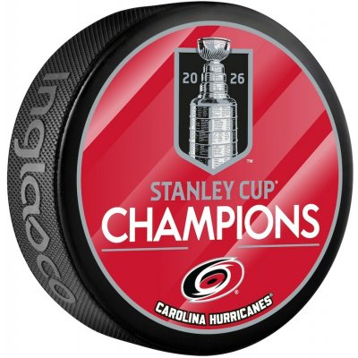 Inglasco Puk Carolina Hurricanes NHL 2026 Stanley Cup Champions Logo – Zboží Dáma