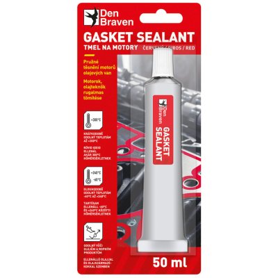 DEN BRAVEN Gasket sealant červený 300°C 50 ml – Zbozi.Blesk.cz