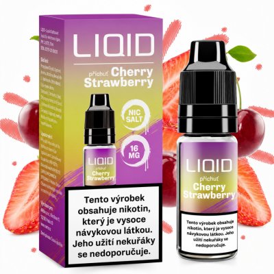 LIO Liquid Salt Cherry Strawberry 10 ml 16 mg – Hledejceny.cz