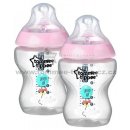 Tommee Tippee kojenecká láhev C2N růžová 260ml