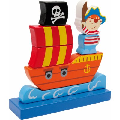 Small Foot nasouvací pirátská loď – Zboží Mobilmania