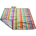 CALTER Pikniková deka DUOS 170x150 cm pruhy duhové – Zboží Dáma